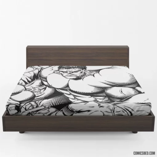 Hulk Unstoppable Force Comic Fitted Sheet