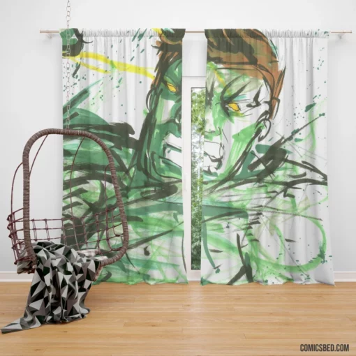 Hulk Unstoppable Juggernaut Comic Curtain