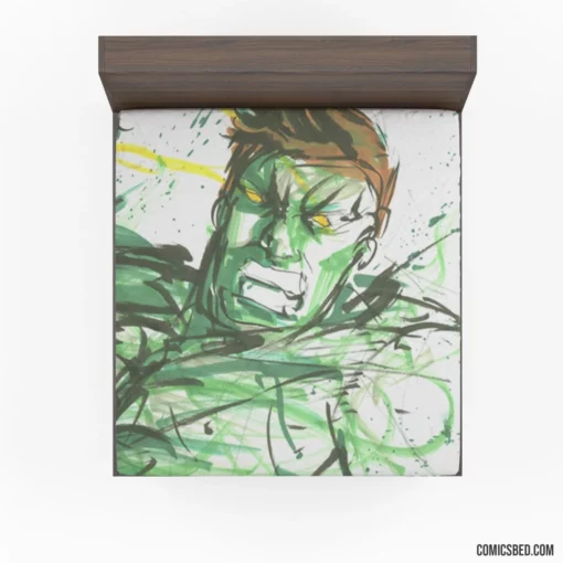 Hulk Unstoppable Juggernaut Comic Fitted Sheet 1