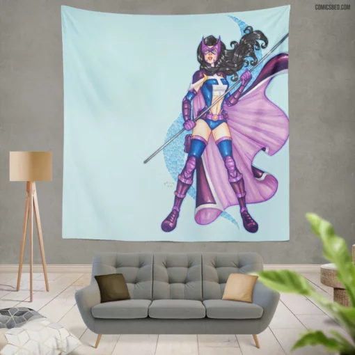 Huntress Chronicles DC Bold Avenger Comic Wall Tapestry