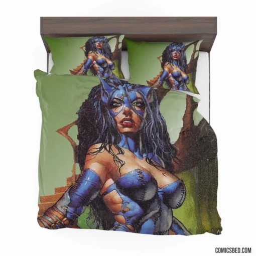 Huntress Chronicles DC Vigilante Heroine Comic Bedding Set 1