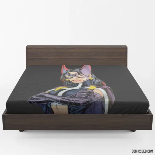 Huntress Dark Vigilante Quest Comic Fitted Sheet