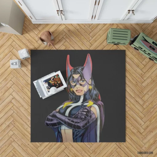 Huntress Dark Vigilante Quest Comic Rug