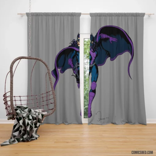 Huntress Gotham Vigilante Comic Curtain