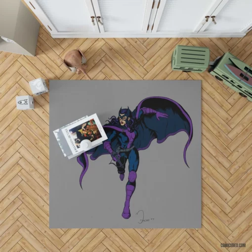 Huntress Gotham Vigilante Comic Rug