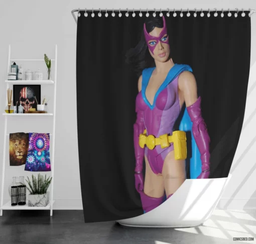 Huntress Toy Figurine Collectible Comic Shower Curtain