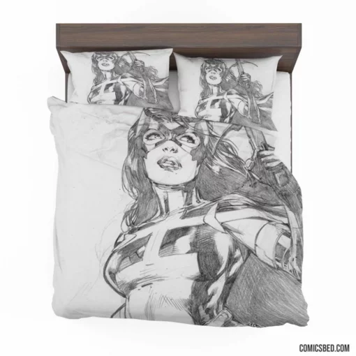 Huntress Vigilante Archer Comic Bedding Set 1