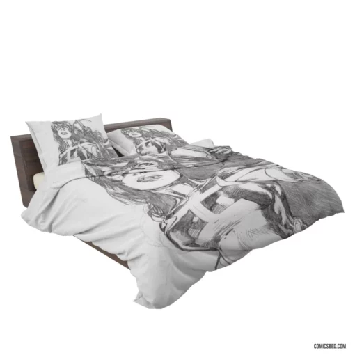 Huntress Vigilante Archer Comic Bedding Set 2