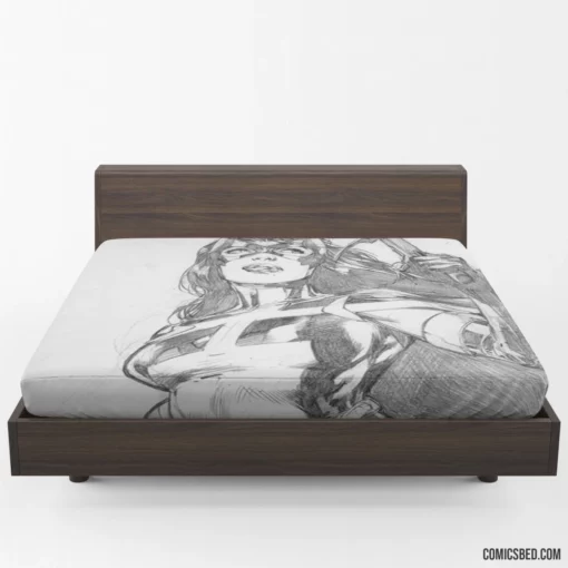 Huntress Vigilante Archer Comic Fitted Sheet