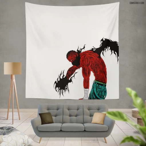 Hyena Savage Antics of the Villainous Comic Wall Tapestry