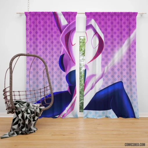 Iconic Chronicles Marvel Gwen Stacy Comic Curtain