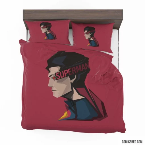 Iconic Hero DC Superman Unveiled Comic Bedding Set 1