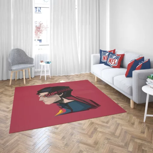 Iconic Hero DC Superman Unveiled Comic Rug 2