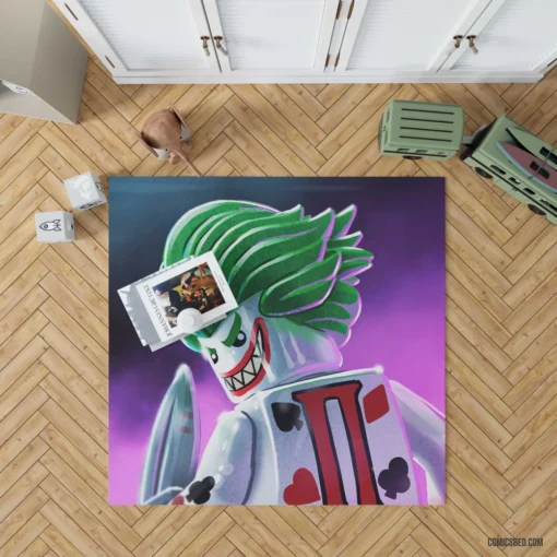 Iconic Joker DC Trickster Electric Presence Comic Rug