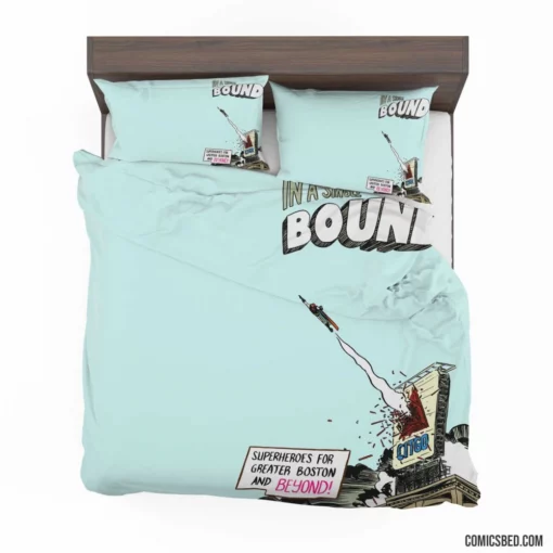 In a Single Bound Heroic Feats Comic Bedding Set 1