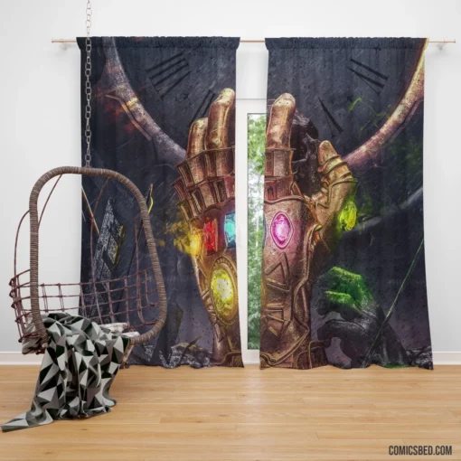 Infinity Gauntlet Marvel Cosmic Epic Comic Curtain