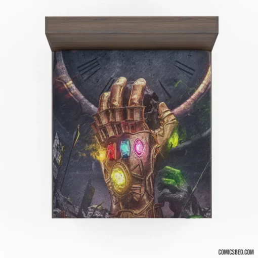 Infinity Gauntlet Marvel Cosmic Epic Comic Fitted Sheet 1