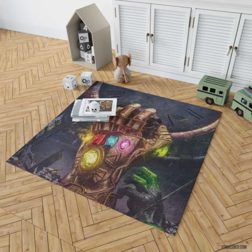 Infinity Gauntlet Marvel Cosmic Epic Comic Rug 1