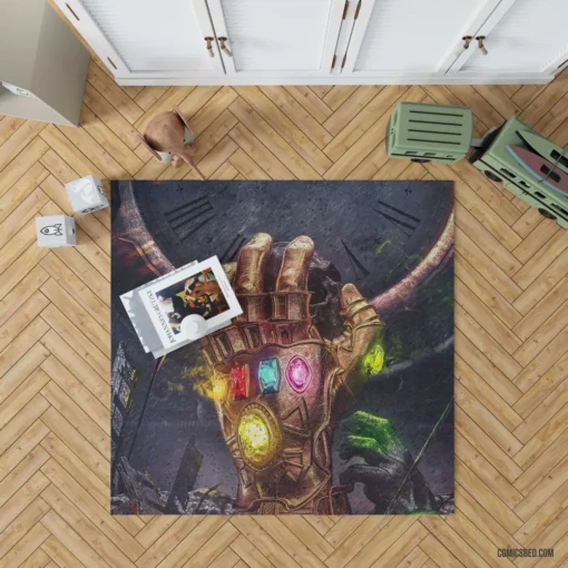 Infinity Gauntlet Marvel Cosmic Epic Comic Rug