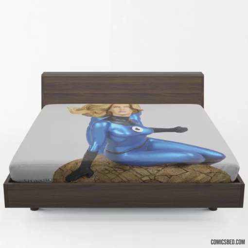 Invisible Woman Marvel Unseen Force Comic Fitted Sheet