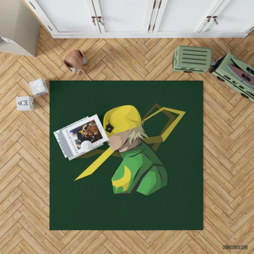 Iron Fist Comic Hero Rug