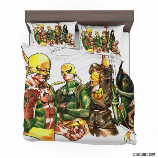 Iron Fist Martial Master Comic Bedding Set 1