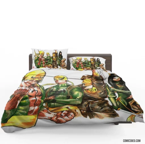 Iron Fist Martial Master Comic Bedding Set