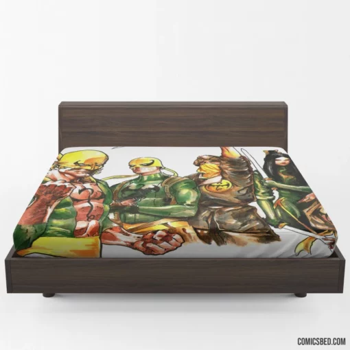 Iron Fist Martial Master Comic Fitted Sheet