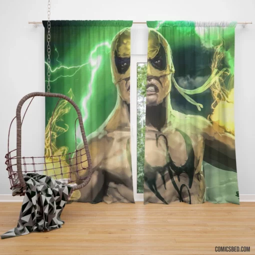 Iron Fist Marvel Martial Artist Comic Curtain