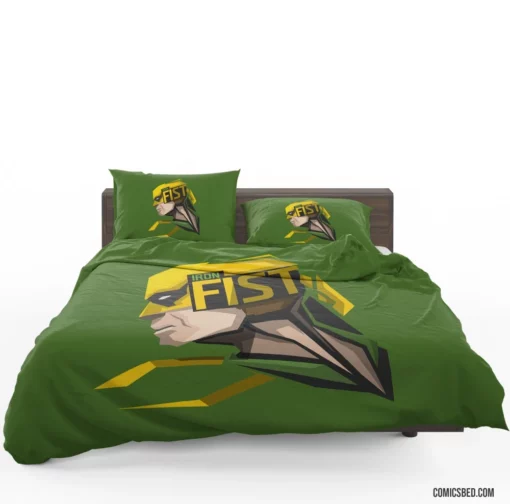 Iron Fist Marvel Martial Master Comic Bedding Set