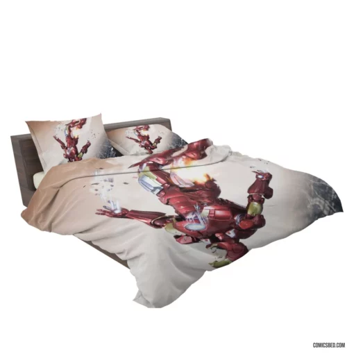 Iron Man Armor-clad Exploits Comic Bedding Set 2