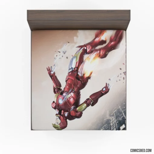 Iron Man Armor-clad Exploits Comic Fitted Sheet 1