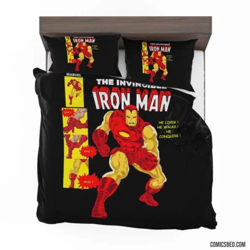 Iron Man Chronicles Marvel Armored Hero Comic Bedding Set 1