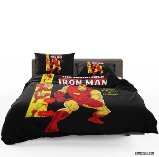 Iron Man Chronicles Marvel Armored Hero Comic Bedding Set