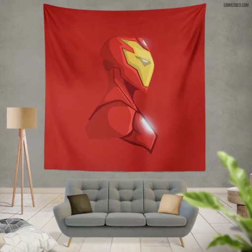 Iron Man Comic Genius Inventor Stark Wall Tapestry