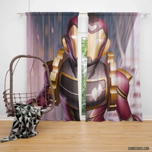 Iron Man Epic Quest Comic Curtain