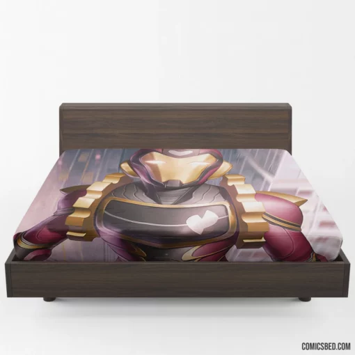 Iron Man Epic Quest Comic Fitted Sheet