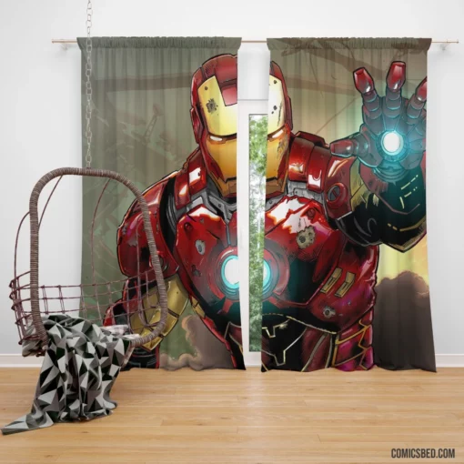 Iron Man Everlasting Legacy Comic Curtain