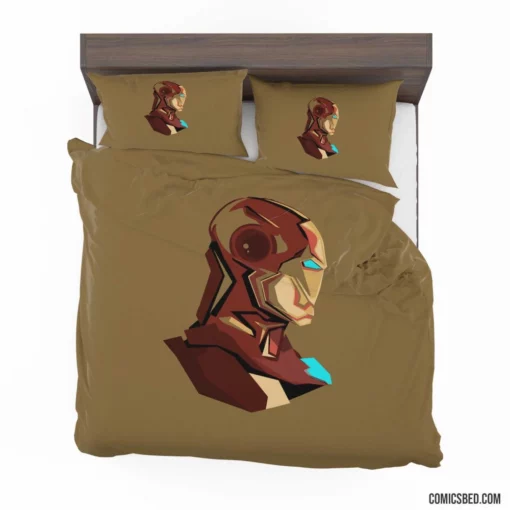 Iron Man Genius Inventor Comic Bedding Set 1