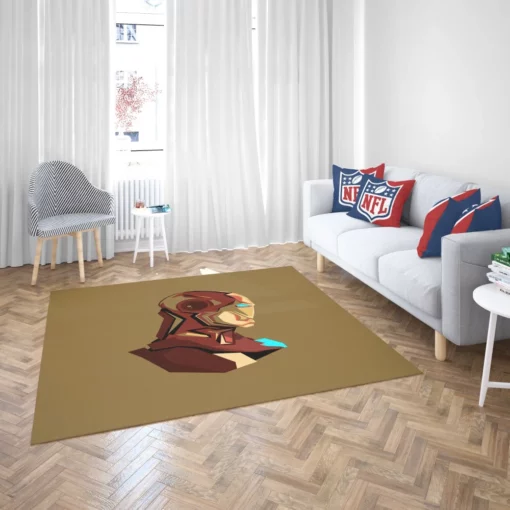 Iron Man Genius Inventor Comic Rug 2