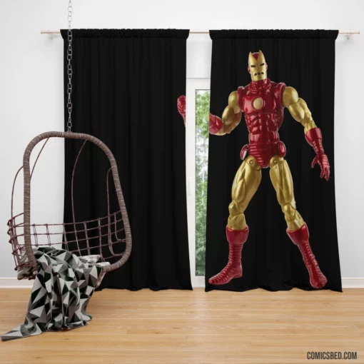 Iron Man High-Tech Heroic Exploits Comic Curtain