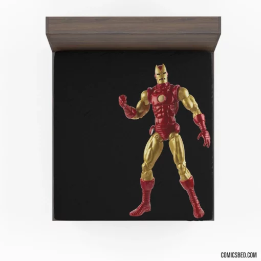 Iron Man High-Tech Heroic Exploits Comic Fitted Sheet 1