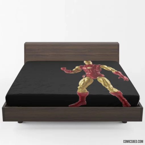 Iron Man High-Tech Heroic Exploits Comic Fitted Sheet