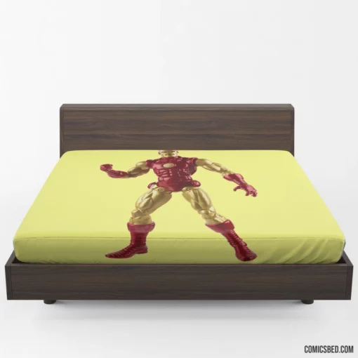 Iron Man High-Tech Heroic Feats Comic Fitted Sheet