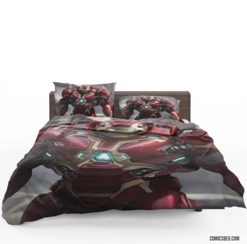 Iron Man Hulkbuster Marvel Hero Comic Bedding Set