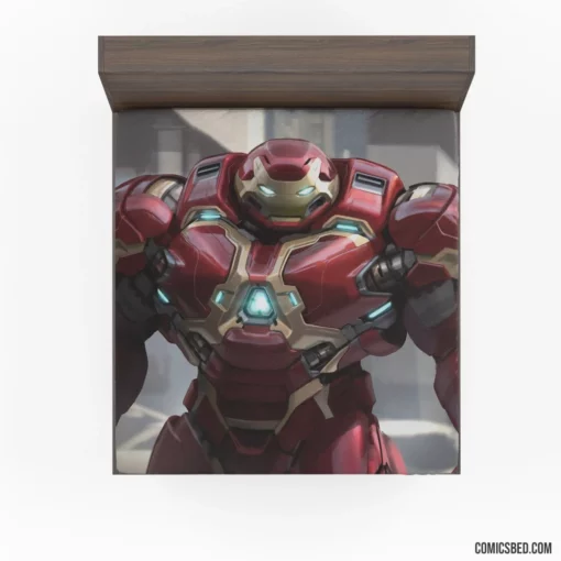 Iron Man Hulkbuster Marvel Hero Comic Fitted Sheet 1