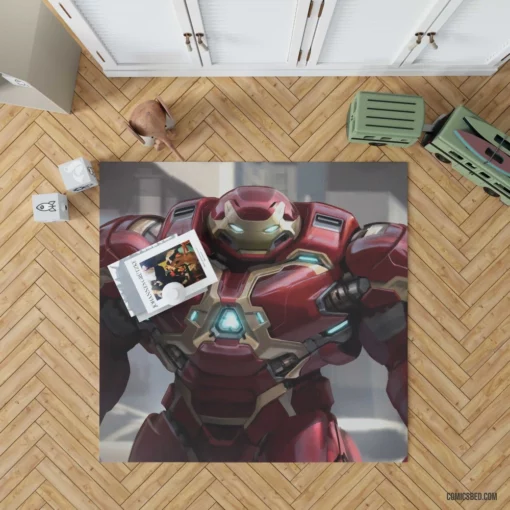 Iron Man Hulkbuster Marvel Hero Comic Rug