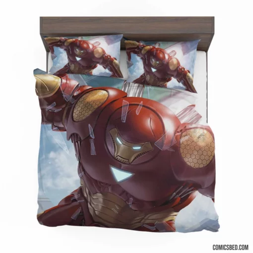 Iron Man Hulkbuster Tech Powerhouse Comic Bedding Set 1