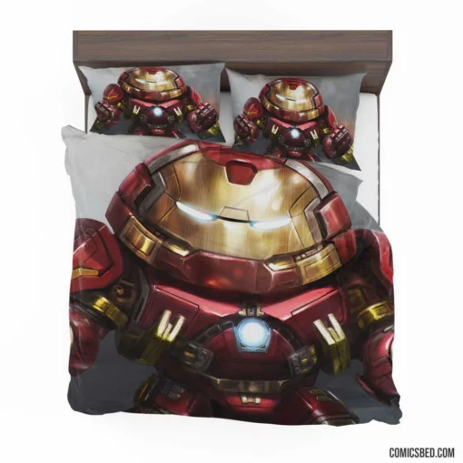 Iron Man Hulkbuster Unleashed Marvel Avenger Comic Bedding Set 1