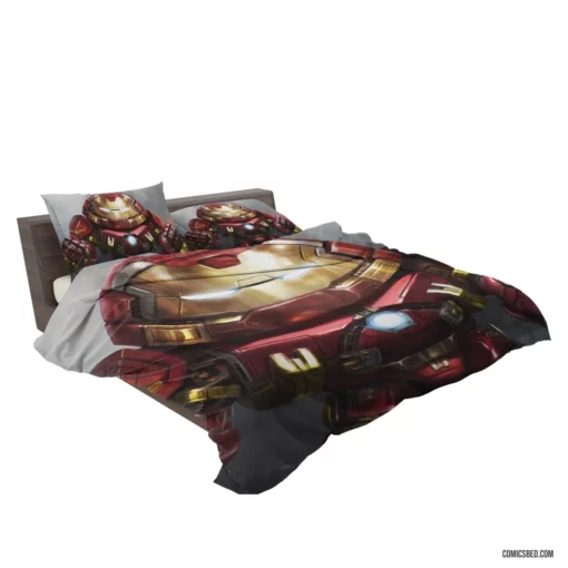 Iron Man Hulkbuster Unleashed Marvel Avenger Comic Bedding Set 2